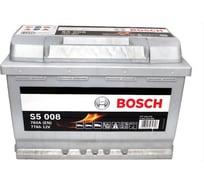 Аккумулятор BOSCH Silver Plus 77 А/ч обратная R+ 278x175x190 EN780 А 0092S50080