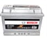 Аккумулятор BOSCH Silver Plus 77 А/ч обратная R+ 278x175x190 EN780 А 0092S50080 1