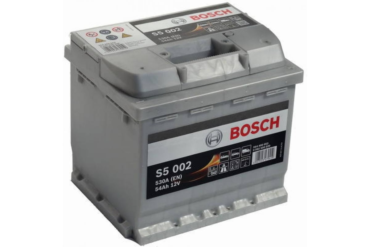 Аккумулятор BOSCH Silver Plus 54 А/ч обратная R+ 207x175x190 EN530 А  0092S50020