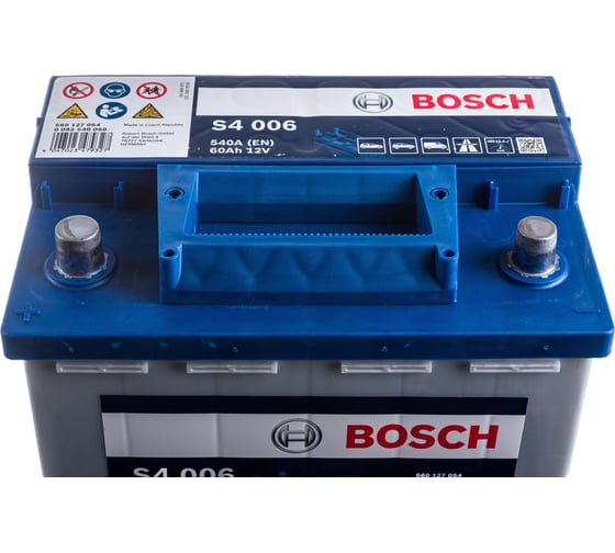 Аккумулятор BOSCH Silver 60 А/ч прямая L+ 242x175x190 EN540 А 0092S40060