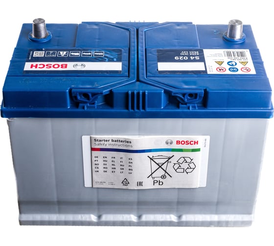 Аккумулятор BOSCH Silver 95 А/ч прямая L+ 306x173x225 EN830 А 0092S40290