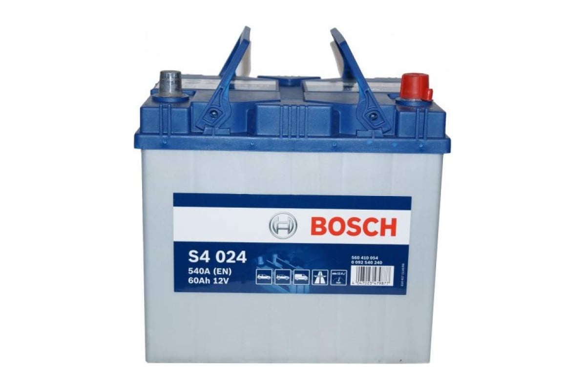 Аккумулятор BOSCH Silver 60 А/ч обратная R+ 232x173x225 EN540 А .