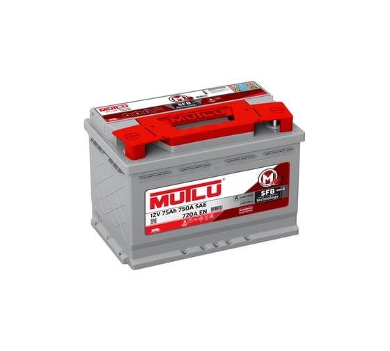 Аккумулятор MUTLU SFB 75 А/ч прямая L+ 278x175x190 EN720 А L375072B