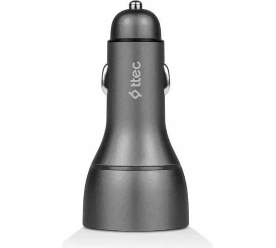 Автомобильное зарядное устройство TTEC SmartCharger Trio PD 130W Car Fast Charger 2 USB-C + USB-A, черный 2CKP05S