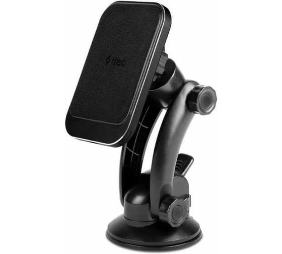 Держатель для телефона с функцией беспроводной зарядки TTEC AirCharger Drive M MagSafe Compatible Wireless Charger and In-Car Holder with Magnets черный 2KS18