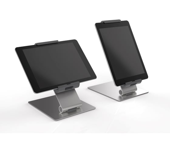 Настольный держатель для планшета DURABLE TABLET HOLDER TABLE, ПРЕМИУМ, серебристый, 893023
