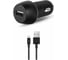 Автомобильное зарядное устройство TTEC SmartCharger 2.1A In-Car Charger с кабелем Lightning. Цвет: черный 2CKS20LS 1