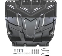 Защита картера + КПП + комплект крепежа AutoMax сталь, Ford Focus 2015-2019, V - все/Ford Focus 2005-2011, V - все/Ford Focus 2011-2015, V - все/For AM.1850.2