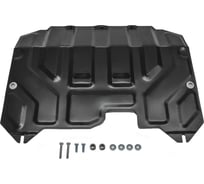 Защита картера + КПП + комплект крепежа AutoMax сталь, Hyundai ix35 2010-2015,V - все/Kia Sportage 2010-2016,V - все AM.2352.1