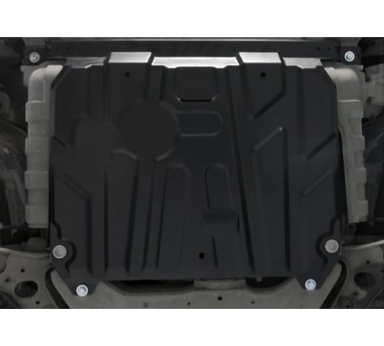 Защита картера + КПП + комплект крепежа AutoMax сталь, Hyundai Solaris 2011-2016, V - 1.4; 1.6/Kia Rio 2011-2017, V - 1.4; 1.6 AM.2343.2