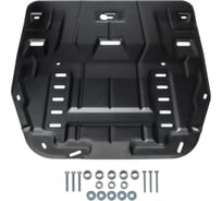 Защита картера + КПП + комплект крепежа AutoMax сталь, Hyundai Santa Fe 2020-, V - 2.2d; 2.5; 3.5/KIA Sorento 2020-, V - 2.2d; 2.5; 3.5/Hyundai Tucs AM.2862.1