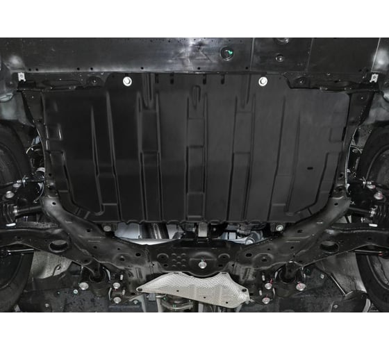 Защита картера + КПП + комплект крепежа AutoMax сталь, Mazda 6 2018-, V - 2.0; 2.5/Mazda 3 2013-, V - 1.5; 1.6; 2.0/Mazda 6 2015-2018, V - 2.0; 2.5/ AM.3825.1