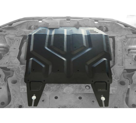Защита картера + КПП + комплект крепежа AutoMax сталь, Mitsubishi ASX; Mitsubishi Lancer Х; Mitsubishi Outlander; Citroen C-Crosser; Citroen C4 Airc AM.4037.1