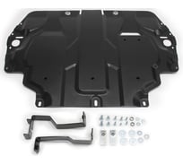 Защита картера + КПП + комплект крепежа AutoMax сталь, SEAT Altea; SEAT Altea (Freetrack); SEAT Leon; SEAT Cordoba; SEAT Toledo; Skoda Yeti; Skoda AM.5107.1