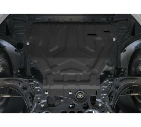 Защита картера + КПП + комплект крепежа AutoMax сталь, Skoda Octavia 2017-2020, V - 1.4; 1.8; 1.6/Skoda Octavia 2013-2017, V - 1.4; 1.8; 1.6 AM.5111.2