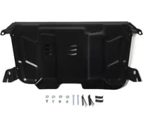 Защита картера + КПП + комплект крепежа AutoMax сталь, Toyota Highlander 2010-2014-2017-2020, V-3.5/Toyota Camry(XV70) 2018-, V-2.0;2.5;3.5/Toyota C AM.9519.1