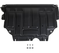 Защита картера + КПП + комплект крепежа AutoMax сталь, Volkswagen Taos 2021-, V - 1.4 (150л.с.) Skoda Karoq 2020-; V - 1.4 (150 л.с.)/Skoda Kodiaq 2 AM.5127.1