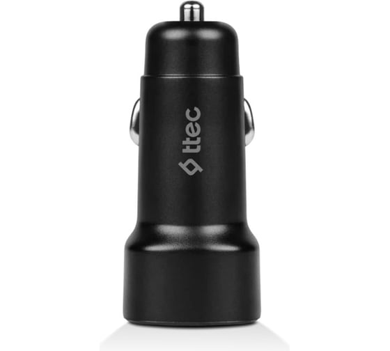 Автомобильное зарядное устройство TTEC SmartCharger 2.4A Car Charger с кабелем Micro USB. Цвет: черный 2CKS30MS