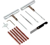 Набор для ремонта бескамерных шин ЕРМАК в кейсе 12 предметов 777-010