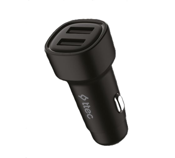 Автомобильное зарядное устройство TTEC SmartCharger Duo 3.1A Car Charger Dual USB-А, черный 2CKS31S