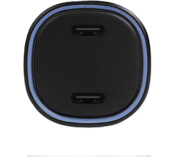 Автомобильное зарядное устройство TTEC SmartCharger Duo PD 60W Car Fast Charger USB-C+USB-C, черный 2CKP03S