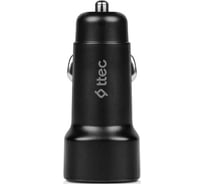Автомобильное зарядное устройство с тройным кабелем TTEC SmartCharger 2.4A Car Charger With Trio Cable черный 2CKS30TS