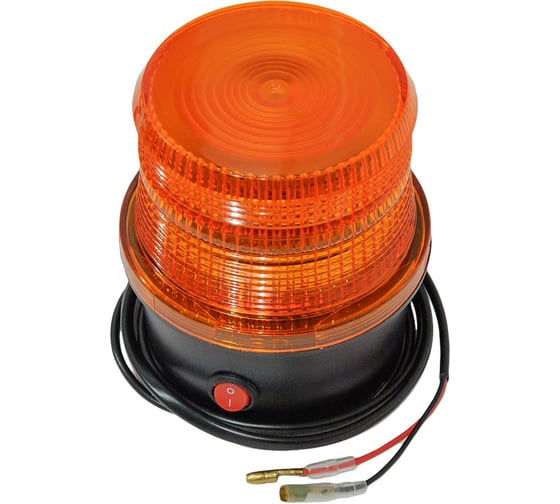Маячок проблесковый WILMART 12В/80Вт (Led) (кнопка откл. звука) R960-703000-500