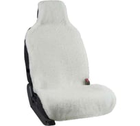 Меховая накидка AVTOLIDER1 "Аляска" цельная, 1 сорт, слоновая кость 140х50 см 00000141