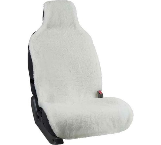 Меховая накидка AVTOLIDER1 "Аляска" цельная, 1 сорт, слоновая кость 140х50 см 00000141 1