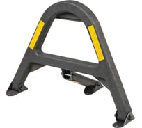 Барьер парковочный композитный с замком Airline треугольный, 665*485*300мм, черный AKON007