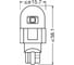 Автолампа W16W W2.1 9.5d LED 2 штуки 6000К 12В 921DWP-2BL Osram 894404 5