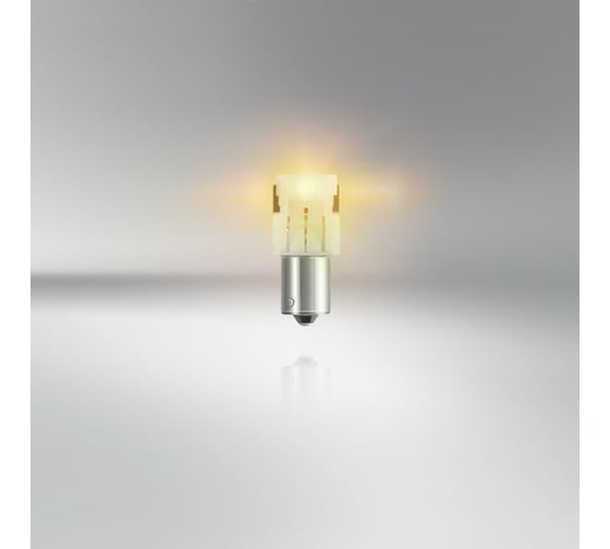 Автолампа OSRAM PY21W, BAU15s, LED, 2 шт., YELLOW, 12 В 7507DYP-02B