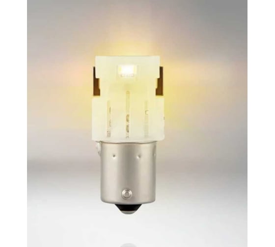 Автолампа OSRAM PY21W, BA15s, LED, 2 шт., YELLOW, 12 В 7506DYP-02B