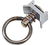 Кольцо такелажное Атега петля для крепления груза на алюминиевую такелажную рейку, 2 шт Т-161003-9