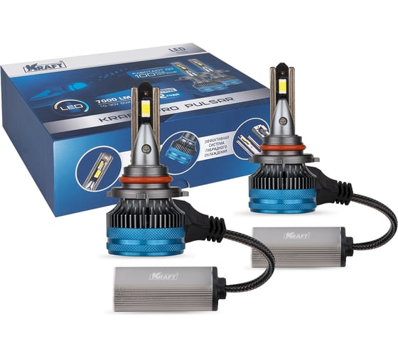 Автолампа KRAFT HB3/HB4 10-30v 68w (P20d/P22d) Pro Pulsar KT 700241