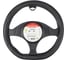 Оплетка SKYWAY D-тип экокожа M (37-39 см) Design Drift-6, черная S01102534 2