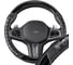 Оплетка SKYWAY экокожа M (37-39 см) Mix Racer-4 черная, белая строчка S01102536 1
