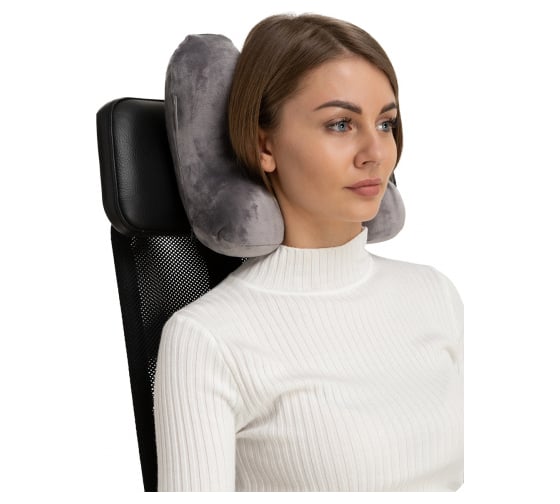 Подушка ROUTEMARK Nap Pillow мемо Grey Grey-NP