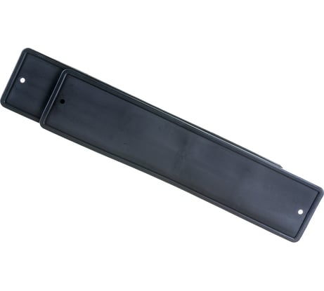 Силиконовая рамка номерного знака Dollex без адаптера, черная (уп. 2 шт.) SPL-265