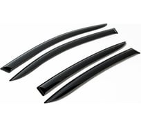 Дефлекторы окон (4 шт; литьевой ПММА) для Kia Rio X-Line HB 2017-2021 Rio X 2020- AutoFlex 828306