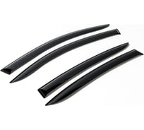 Дефлекторы окон (4 шт; акрил) для Geely Atlas 2018- AutoFlex 819301