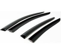 Дефлекторы окон (4 шт; литьевой ПММА) для Renault Logan II 2014-2018/2018- AutoFlex 851301