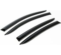 Дефлекторы окон (4 шт; литьевой ПММА) для Skoda Octavia A7 2013-2017/2017-2020 AutoFlex 851302