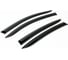 Дефлекторы окон (4 шт; литьевой ПММА) для Skoda Octavia A7 2013-2017/2017-2020 AutoFlex 851302 1