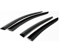 Дефлекторы окон (4 шт; литьевой ПММА) для Volkswagen Polo SD 2010-2020 AutoFlex 858301
