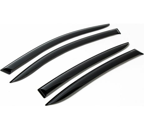 Дефлекторы окон (4 шт; литьевой ПММА) для Kia Ceed 5d HB 2012-2018 AutoFlex 828301