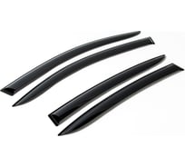 Дефлекторы окон (4 шт; литьевой ПММА) для Hyundai Solaris SD 2017- AutoFlex 823304