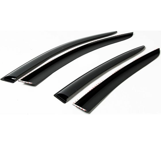 Дефлекторы окон (4 шт; литьевой ПММА) для Toyota Rav4 2013-2019 AutoFlex 857301 1