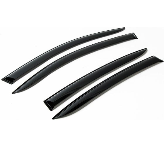 Дефлекторы окон (4 шт; литьевой ПММА) для Lada Vesta SD 2015- AutoFlex 860311 1