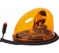 Маяк проблесковый на магните Крал 12V желтый, капля 3376